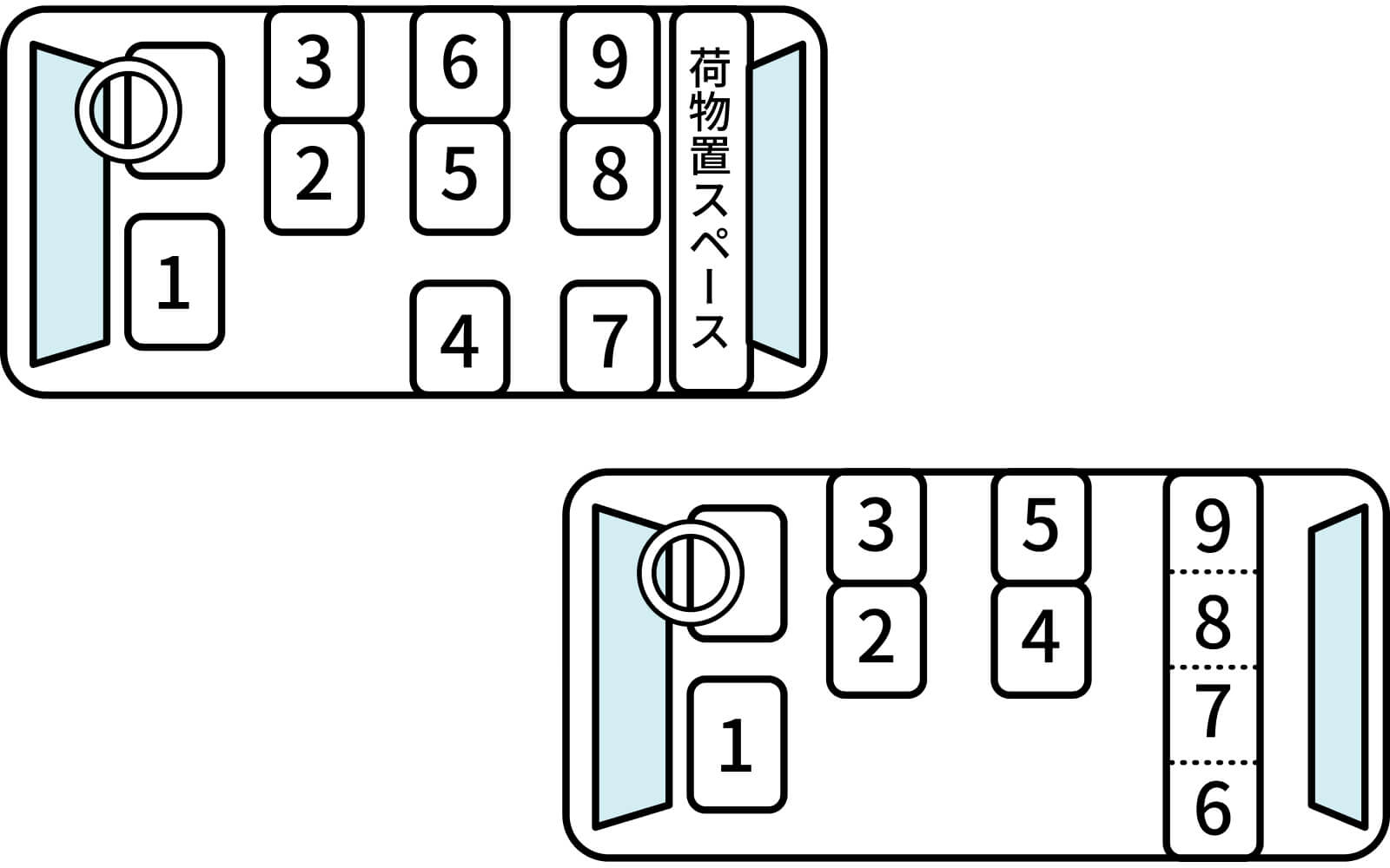 ジャンボタクシー座席イメージ