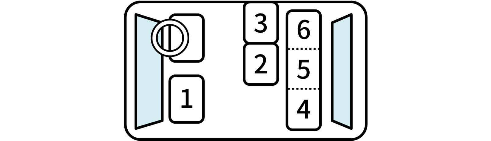 ラグジュアリータクシー（ホスピタリティクラス）座席イメージ